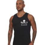 Regata Jolly Roger - Masculina - Preta - 100% algodão BCI