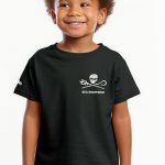Camiseta Jolly Roger - Infantil - Preta - 100% algodão BCI