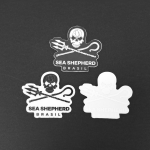 Trio Adesivos Sea Shepherd Brasil