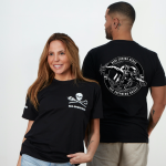 Camiseta Rede contra Redes - Preta -  100% algodão BCI