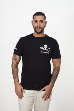 Camiseta Rede contra Redes - Preta -  100% algodão BCI - Imagem 2